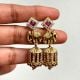 Handmade Brass Metal Jewellery Elephant Jhumka Earrings